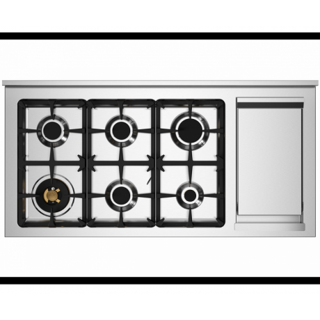 BERTAZZONI PRO12 6G 2E AR T Ηλεκτρική Κουζίνα με Εστίες Αερίου & grill Teppanyaki 120cm Πορτοκαλί BERTAZZONI PRO12 6G 2E AR T Ηλεκτρική Κουζίνα με Εστίες Αερίου & grill Teppanyaki 120cm Πορτοκαλί